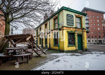 Blocco dei pub Foto Stock