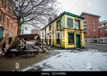 Blocco dei pub Foto Stock