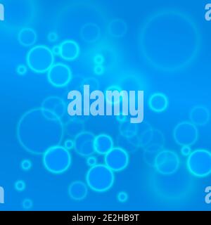 Bolle blu Illustrazione Vettoriale