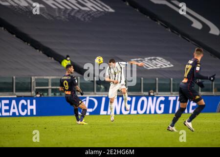 Leonardo Bonucci della Juventus FC durante la Coppa Italia, gara di calcio 16 tra Juventus FC e Genova CFC su Janua/LM Foto Stock