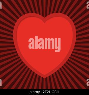 Cartolina di San Valentino Illustrazione Vettoriale