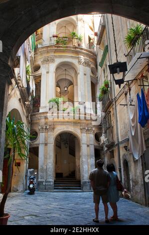 Quartieri spagnoli, Napoli Foto Stock