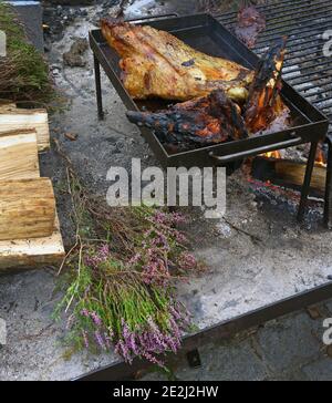 Meatopia a Tobacco Dock a Londra. Foto Stock