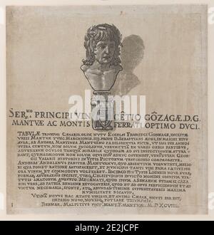 Pagina del titolo del Trionfo di Giulio Cesare, 1599. Foto Stock