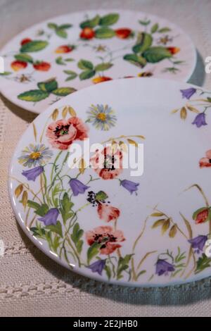 Ancora vita di inglese fine Bone cina Foto Stock