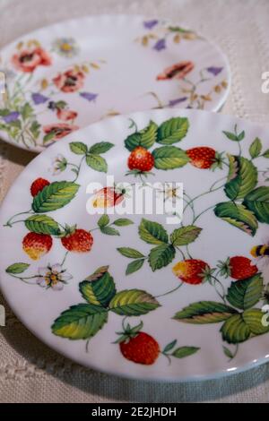 Ancora vita di inglese fine Bone cina Foto Stock