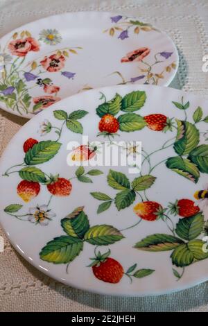 Ancora vita di inglese fine Bone cina Foto Stock