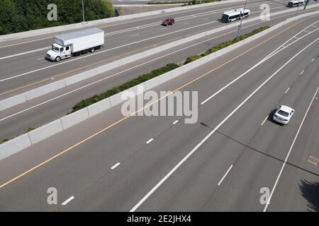 La SR 520 (state Route 520) è un'autostrada statale e una superstrada nell'area metropolitana di Seattle, parte dello stato di Washington negli Stati Uniti. Funziona da Seattle in Foto Stock