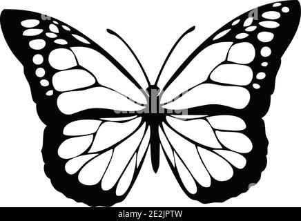 Vettore farfalla - Clipart farfalla Illustrazione Vettoriale