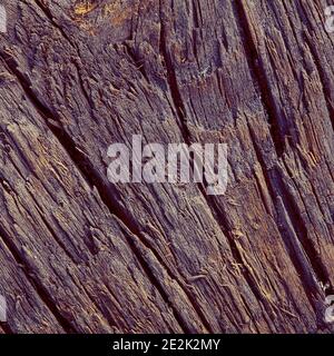Tavola di legno in tonalità marrone primo piano foto Foto Stock