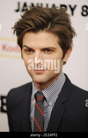 Adam Scott partecipa alla prima di 'Leap Year' al Directors Guild Theatre di New York City, NY, USA il 6 gennaio 2010. Foto di Mehdi Taamallah/ABACAPRESS.COM (nella foto: Adam Scott) Foto Stock