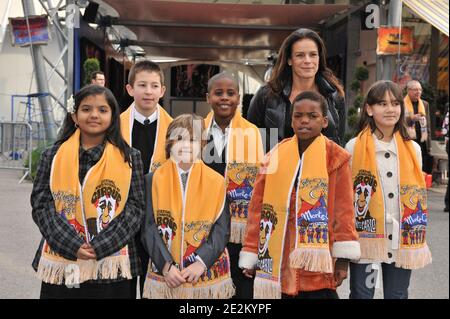 Principessa Stephanie di Monaco durante la terza giornata del trentaquattresimo Festival Internazionale del Circo a Monte Carlo, Monaco, il 16 2010 gennaio. Handout Foto di Monaco Palace/ABACAPRESS.COM Foto Stock