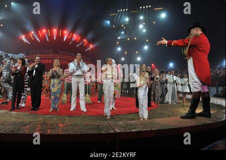 Terza giornata del trentaquattresimo Festival Internazionale del Circo a Monte Carlo, Monaco, il 16 2010 gennaio. Handout Foto di Monaco Palace/ABACAPRESS.COM Foto Stock