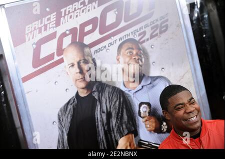 Tracy Morgan arriva per la prima di 'Cop out' all'AMC Loews Lincoln Square 13 a New York City, NY, USA, il 22 febbraio 2010. Foto di Mehdi Taamallah/ABACAPRESS.COM Foto Stock