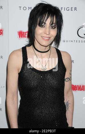 Joan Jett arrivò per la prima di 'The Runaways' a New York City, NY, USA il 17 marzo 2010. Foto di Greylock/ABACAPRESS.COM Foto Stock