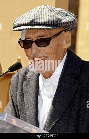 Dennis Hopper alla cerimonia della Walk of Fame per Dennis Hopper, Egyptian Theatre, Hollywood, California. 26 marzo 2010. (Nella foto: Dennis Hopper). Foto di Baxter/ABACAPRESS.COM Foto Stock