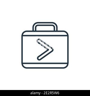 Icona vettoriale della settimana successiva. Icona nera sottile della settimana successiva, vettore piatto semplice elemento illustrazione dal contenuto modificabile concetto di contenuto isolato tratto o Illustrazione Vettoriale