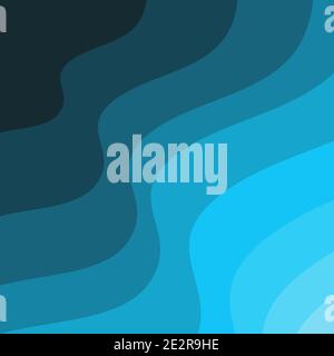 Astratto curve blu sfondo Foto Stock