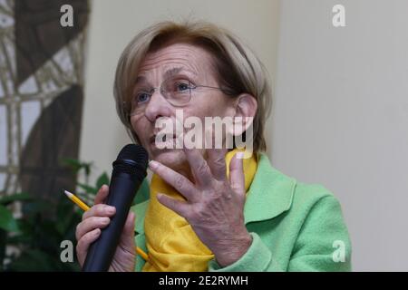 Emma Bonino a Cassino il 03/07/2010 candidato alla carica di governatore di La regione Lazio italiano Foto Stock