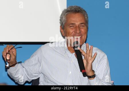 Cassino, Italia - 24 settembre 2010: Francesco Rutelli ospetto nella Comunità Esodo Foto Stock