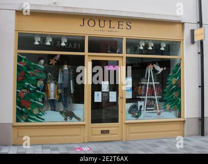 Il negozio Joules di Newbury, nel Regno Unito, ha preso il 19 novembre 2020 Foto Stock