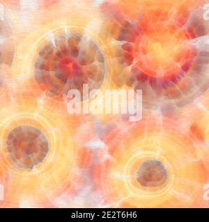 Swatch con stampa a spirale in tie dye senza cuciture Foto Stock