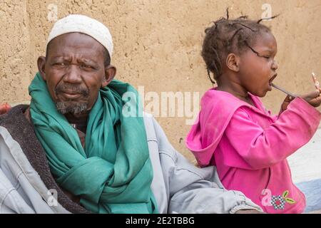 Il villaggio di Sangha nel Dogon Country, Mali Foto Stock