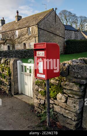 Posta a Monyash, Peak District National Park, Derbyshire Foto Stock