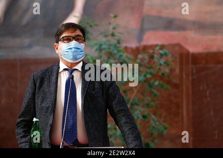 Insedimentamento del nuovo Direttore generale del Policlinico Umberto i di Roma, membro della Rettrice dell'Università la Sapienza Foto Stock