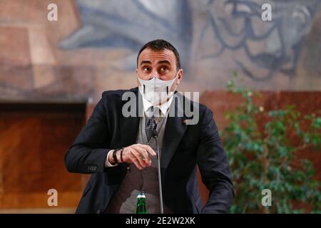 Insedimentamento del nuovo Direttore generale del Policlinico Umberto i di Roma, membro della Rettrice dell'Università la Sapienza Foto Stock