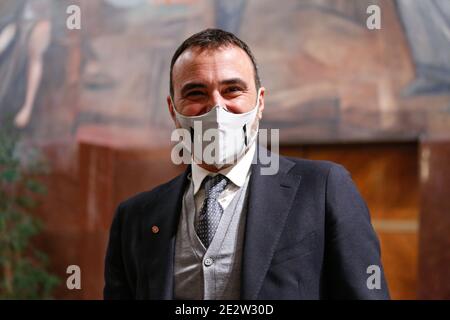 Insedimentamento del nuovo Direttore generale del Policlinico Umberto i di Roma, membro della Rettrice dell'Università la Sapienza Foto Stock