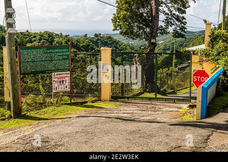 Richmond Hill Prison (la sua maestà inn) è la prigione di stato di Grenada a Saint George's, capitale di Grenada Foto Stock