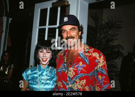 Tom Selleck e la moglie Jillie Mack 1987 Credit: Ralph Dominguez/MediaPunch Foto Stock