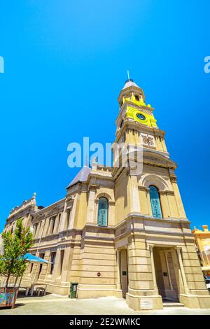 Fremantle, Australia Occidentale - 2 Gen 2018: Il Municipio di Fremantle è un municipio situato all'angolo di High, William e Adelaide Street ed è parte di Foto Stock