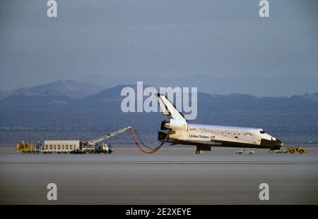 Navette spaziali Enterprise e Columbia. Foto Stock