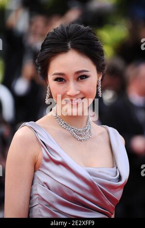 LIN Peng arriva alla prima di Ridley Scott's Robin Hood presentato fuori concorso e l'apertura del 63 ° Festival di Cannes a Cannes, Francia meridionale il 12 maggio 2010. Foto di Hahn-Nebinger-Orban/ABACAPRESS.COM Foto Stock