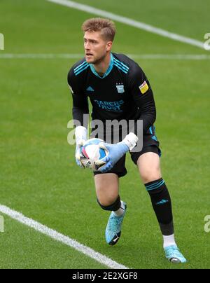 Tomas Santo, portiere della città di Ipswich Foto Stock