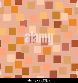 Sfondo geometrico astratto senza cuciture in colori caldi. Vettore Illustrazione Vettoriale