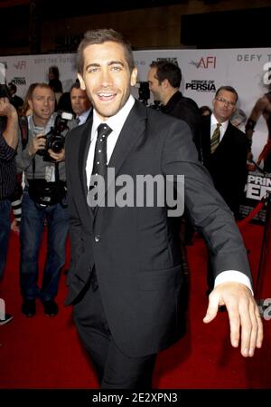 Jake Gyllenhaal in arrivo per Prince of Persia: La prima delle sabbie del tempo si è tenuta al Grauman's Chinese Theatre di Los Angeles, CA, USA il 17 maggio 2010. Foto di Tony DiMaio/ABACAPRESS.COM (nella foto: Jake Gyllenhaal) Foto Stock