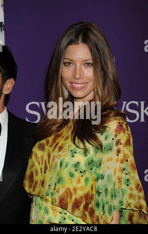 Jessica Biel nella sala stampa dei CFDA Awards 2010, sponsorizzati da Swarovski, si è tenuta presso la Alice Tully Hall di Lincoln Center a New York City, NY, USA il 07 giugno 2010. Foto di Greylock/ABACAPRESS.COM (nella foto: Jessica Biel) Foto Stock