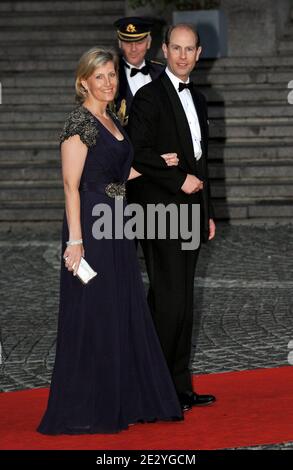 Il Principe Edoardo e la Principessa Sophie di Wessex hanno partecipato alla performance di gala presso la sala concerti di Stoccolma, Svezia, il 18 giugno 2010. Foto di Mousse-Nebinger-Orban/ABACAPRESS.COM Foto Stock