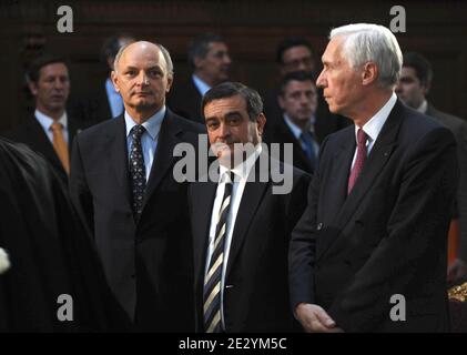 Primo presidente della Corte dei conti (Cour des comptes) Didier Migaud partecipa ad una cerimonia commemorativa del bicentenario del foro di Parigi presso la Sala della giustizia di Parigi, in Francia, il 24 giugno 2010. Foto di Mousse/ABACAPRESS.COM Foto Stock