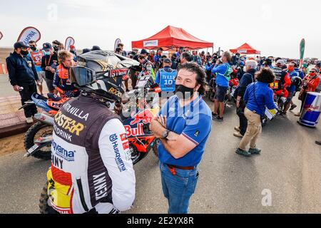 Quintanilla Pablo (chl), Husqvarna, Rockstar Energy Husqvarna Factory Racing, Moto, Bike, Castera David, Direttore della Daka/LM Foto Stock