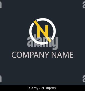 Vettore del logo di lettere combinate astratte Illustrazione Vettoriale