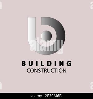 logo della costruzione immobiliare Illustrazione Vettoriale