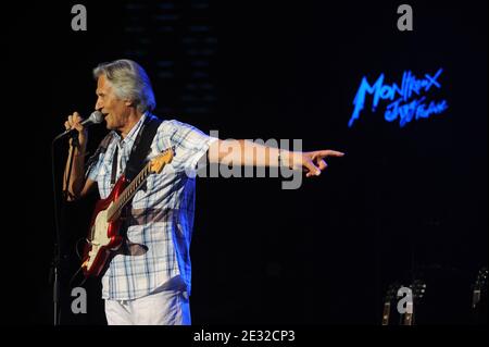 Billy Cobham e John McLaughlin si esibiscono dal vivo durante il Montreux Jazz Festival di Montreux, Svizzera, il 3 luglio 2010. Foto di Loona/ABACAPRESS.COM Foto Stock