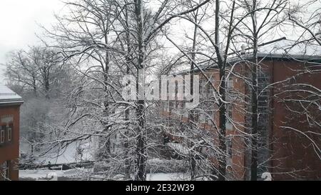 Städtisches Klinikum Görlitz gGmbH, Krankenhaus, Haus A, Stazione AII Corona Foto Stock