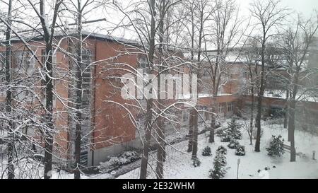 Städtisches Klinikum Görlitz gGmbH, Krankenhaus, Haus A, Stazione AII Corona Foto Stock