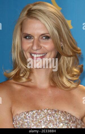 Claire Danes in arrivo per la Sala Stampa del Primetime Emmy Awards 2010 tenuto al Nokia Theatre L.A. Live a Los Angeles, California, USA, il 29 agosto 2010. Foto di Tony DiMaio/ABACAPRESS.COM (nella foto: Claire Danes) Foto Stock