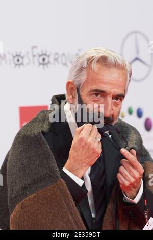 16 gennaio 2021, Madrid, Madrid, Spagna: Imanol Arias partecipa al 26° premio Jose Maria Forque red carpet al Palacio de Congresos IFEMA il 16 gennaio 2021 a Madrid, Spagna (Credit Image: © Jack Abuin/ZUMA Wire) Foto Stock